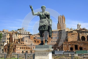 The Emperor Caesar the forum of Trajan