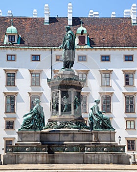 Emperor Franz I Monument Hofburg Palace Vienna, Austria