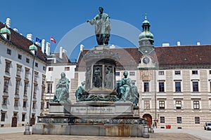 Emperor Franz I Monument Hofburg Palace Vienna, Austria