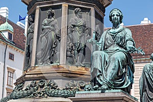 Emperor Franz I Monument Hofburg Palace Vienna, Austria