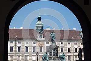 Emperor Franz I Monument Hofburg Palace Vienna, Austria