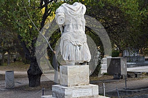 Emperor hadrian statue