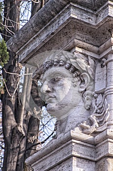 Emperor Head Statue photo