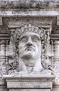 Emperor Nero Head Statue