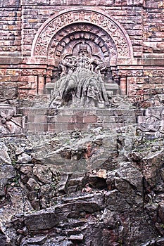 Emperor`s Friedrich Barbarossa Monument in Kyffhhauser, Germany photo