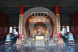 The emperor's throne