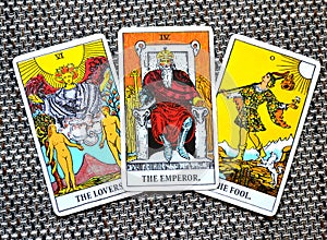 The Emperor Tarot Card Power Leader Ruler King Boss The Lovers The Fool background