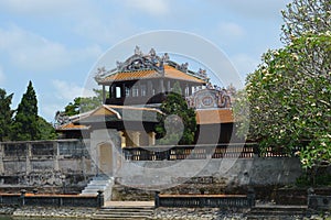 Emperors reading room, The Citadel, Hue Vietnam 