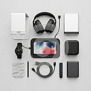 Emphasizes organization and modern technology essentials featuring