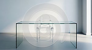 Emphasizes simplicity and elegance with a focus on geometric form