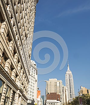 Empire State Building and Flatiron Building