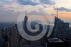 Empire State Building and Manhattan Skyline