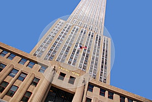 Empire State Building in New York City.