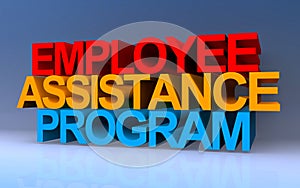 employee assistance program on blue