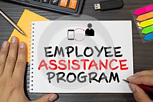 Employee Assistance Program business text concept
