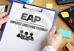 Employee assistance program EAP as Business concept