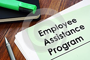Employee assistance program EAP - benefit program.