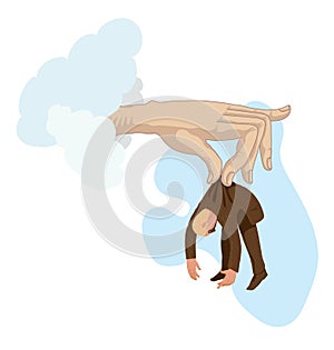 Employee getting fired illustration