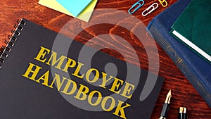 Employee Handbook or manual. photo