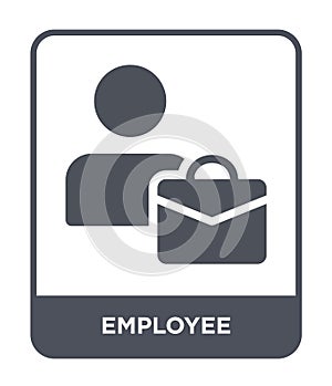 employee icon in trendy design style. employee icon isolated on white background. employee vector icon simple and modern flat