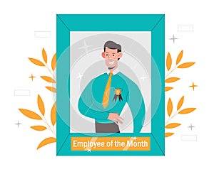 Employee month concept