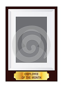 Employee Of The Month Photo Frame Template photo