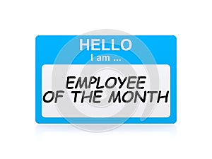 Employee of the month tag