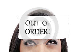 Employee out of order photo