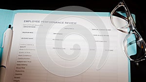 Employee performance review business document 3