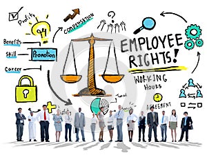 Employee Rights Employment Equality Job Business People Concept