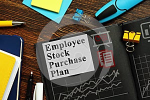 Employee Stock Purchase Plan ESPP information in the notepad.