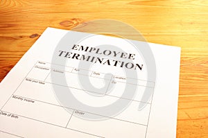 Employee termination