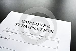 Employee termination
