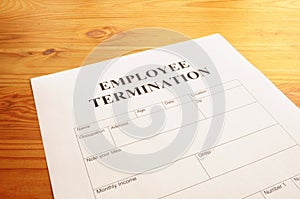 Employee termination