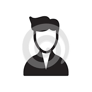 Employee  vector glyph flat icon