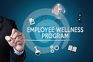 Employee Wellness program and Managing Employee Health , employee wellness concept photo