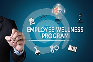 Employee Wellness program and Managing Employee Health , employee wellness concept