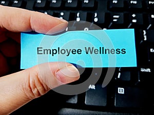 Employee Wellness and wellbeing awareness