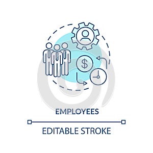 Employees concept icon