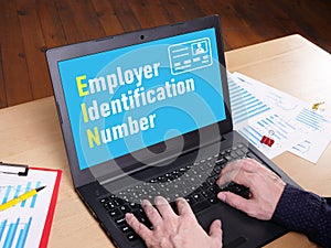 Employer Identification Number EIN is shown using the text