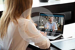 Employer listen applicant during job interview using webcam and pc