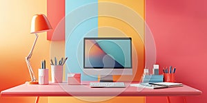 Employing Color Palettes for 3D Branding Strategy and Visual Identity to Boost Business Recognition photo