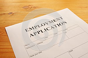 Employment application