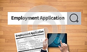 Employment Application Agreement Form , application for employmen photo