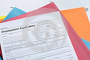 Employment Application Form photo