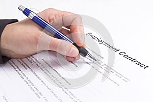 Employment contract