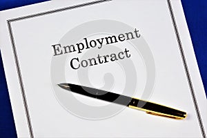Employment contract,written document,agreement,mutual rights,obligations.The employee to perform work in the position,the employer