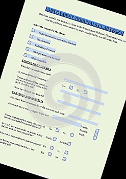 Employment dismissal redundancy tribunal