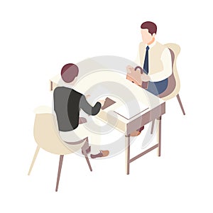 Employment Isometric Icon