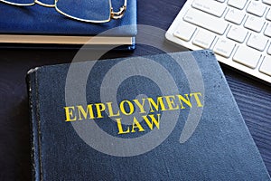 Employment law in the office. photo